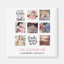 Budget Famille Photo Collage Cadeau Grand-parent P