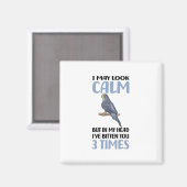 Aimant Budgie Lover (Recto/Verso)