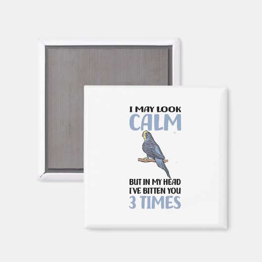 Aimant Budgie Lover (Recto/Verso)