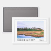 Aimant Budleigh Salterton, Devon, Angleterre (Recto/Verso)