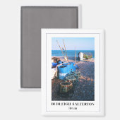 Aimant Budleigh Salterton, Devon, Angleterre (Recto/Verso)