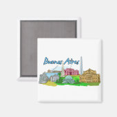 Aimant Buenos Aires - Argentine (Recto/Verso)