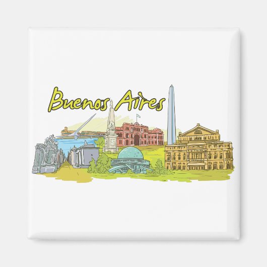 Aimant Buenos Aires, Argentine (Devant)