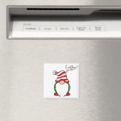 Aimant Buffalo Chicken Dip Christmas Gnome (In Situ (Lave-vaisselle))