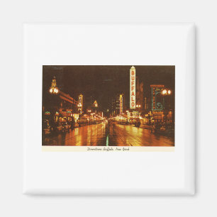 Aimant Buffalo du centre NY au cru de nuit