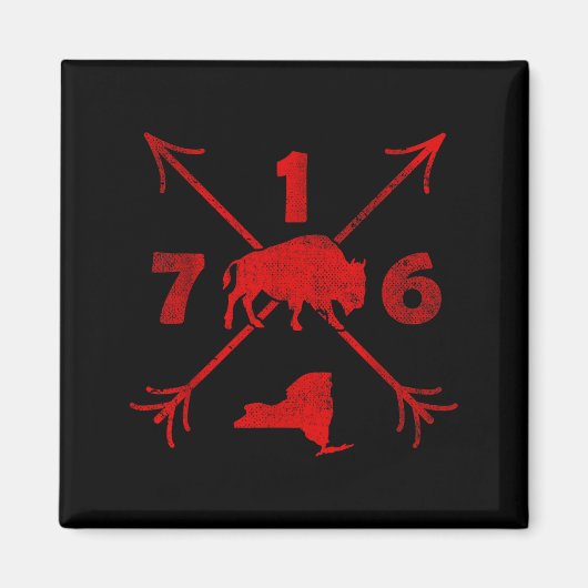 Aimant Buffalo New York Ny _ Area Code 716 (Devant)