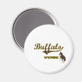 Aimant Buffalo Wyoming City Classic (Recto/Verso)