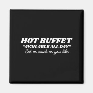 Aimant Buffet Chaud Disponible Tous Les Jours Mangez Auta