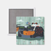 Aimant Buffle du printemps (Recto/Verso)