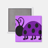 Aimant Bug de la dame violette (Recto/Verso)