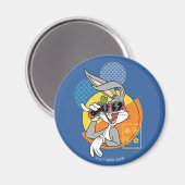 Aimant BUGS BUNNY™ - Graphique de vacances à Singapour (Recto/Verso)