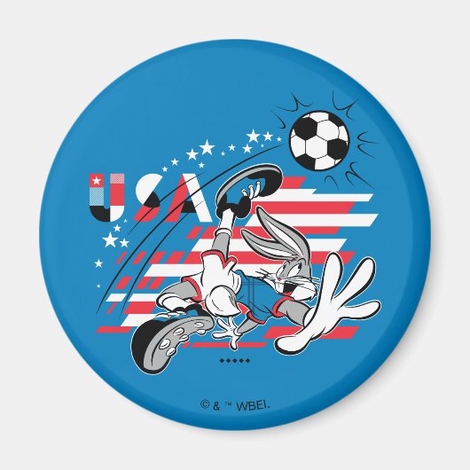 Aimant BUGS BUNNY™ Team USA Soccer Graphic (Devant)