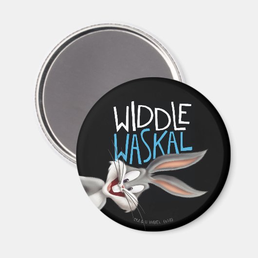 Aimant BUGS BUNNY™- Widdle Waskal (Recto/Verso)