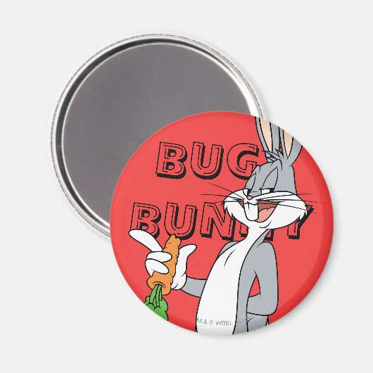 Aimant BUGS BUNNY™ With Carrot (Recto/Verso)