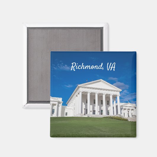 Aimant Building du Capitole de Virginie (Recto/Verso)