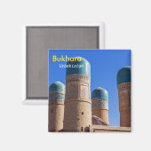 Aimant Bukhara, Ouzbékistan - Chor Mineure Madrassah (Recto/Verso)