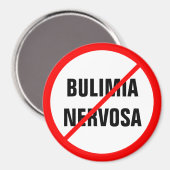 Aimant Bulimia nervosa Interdite ! (Recto/Verso)