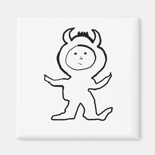 Aimant Bull Jammies par Cussdum Designs (Devant)