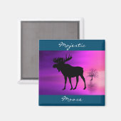 Aimant Bull Moose (Recto/Verso)