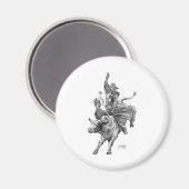 Aimant Bull Rider (Recto/Verso)