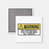 Aimant Bull Terrier Chien - Bull Terriers Lover (Recto/Verso)