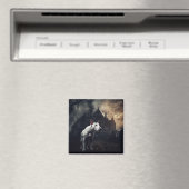 Aimant Bull Terrier Halloween effroi (In Situ (Lave-vaisselle))