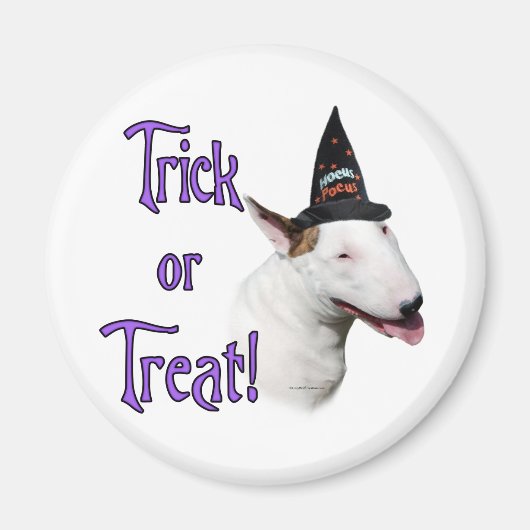 Aimant Bull Terrier Trick (Devant)