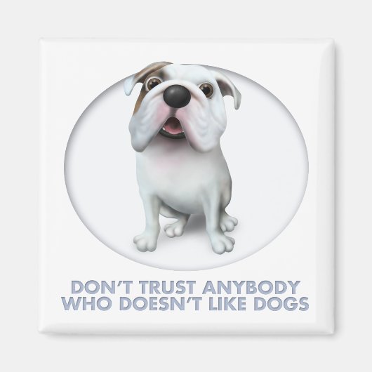 Aimant Bulldog (Anglais) Trust (Devant)