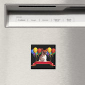 Aimant Bulldog français avec ballons (In Situ (Lave-vaisselle))