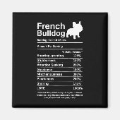 Aimant Bulldog Fun Nutrition Fun Frenchie Lover (Devant)