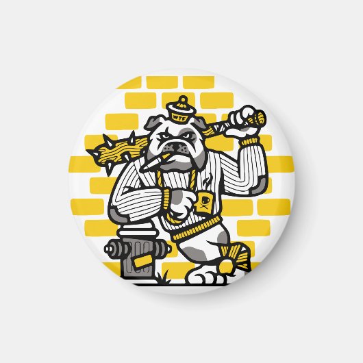Aimant Bulldog Gang (Devant)