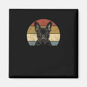 Aimant Bulldog Retro Vintage 60s les années 70 Amusants F
