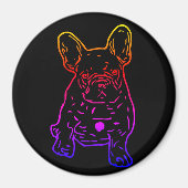 Aimant bulldogue français (Devant)