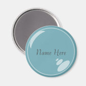 Aimant Bulle bleue (Recto/Verso)