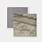 Aimant Bulle de combat de lions, escalier de secours est (Recto/Verso)