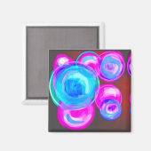 Aimant Bulles d'Art Moderne (Recto/Verso)