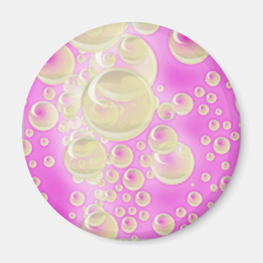Aimant Bulles de champagne (Devant)