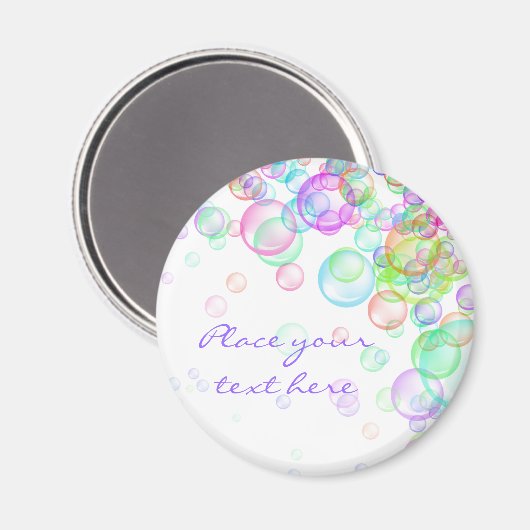 Aimant Bulles de savon (Recto/Verso)