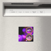 AIMANT BULLES QUANTURIQUES ET GÈMES ROSES POURPULS SOMBRE (In Situ (Lave-vaisselle))