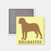 Aimant Bullmastiff (Recto/Verso)