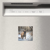 Aimant Bullmastiff Laisser neiger Noël (In Situ (Lave-vaisselle))