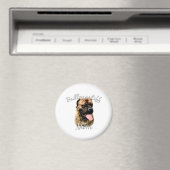 Aimant Bullmastiff Maman 2 (In Situ (Lave-vaisselle))