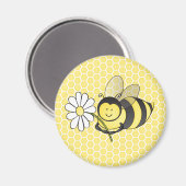 Aimant Bumble Bee with Daisy (Recto/Verso)