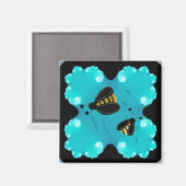 Aimant Bumble Bees Art Design (Recto/Verso)