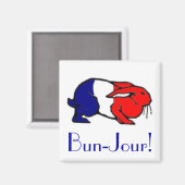 Aimant Bun-Jour (Recto/Verso)