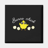 Aimant Bunco Chick Easter Spring Bunco Dice (Devant)