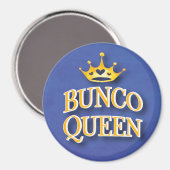 Aimant Bunco Queen Royal Aquarelle Couronne (Recto/Verso)
