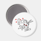 Aimant Bunnies En Amour (Recto/Verso)