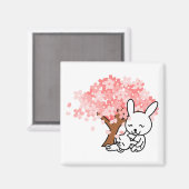 Aimant Bunnies Spring (Recto/Verso)