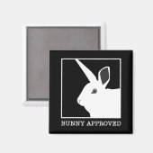 AIMANT BUNNY APPROUVÉ (Recto/Verso)
